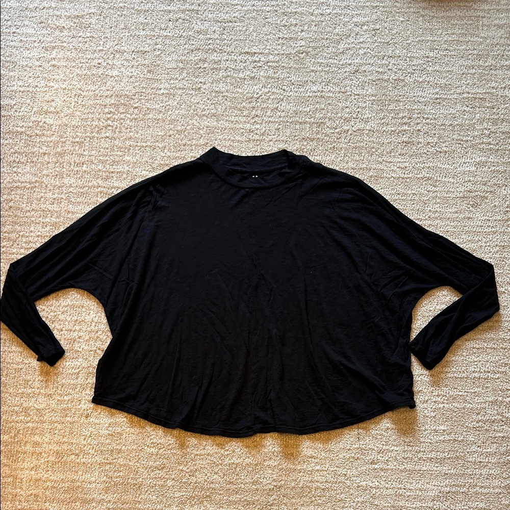 Velvet brand vintage slub black tshirt